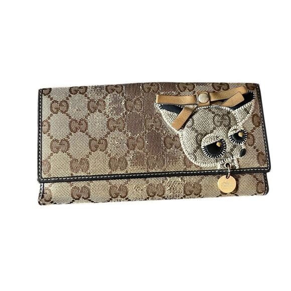 GUCCI Chihuahua GG Canvas Continental Wallet - Picture 2 of 14